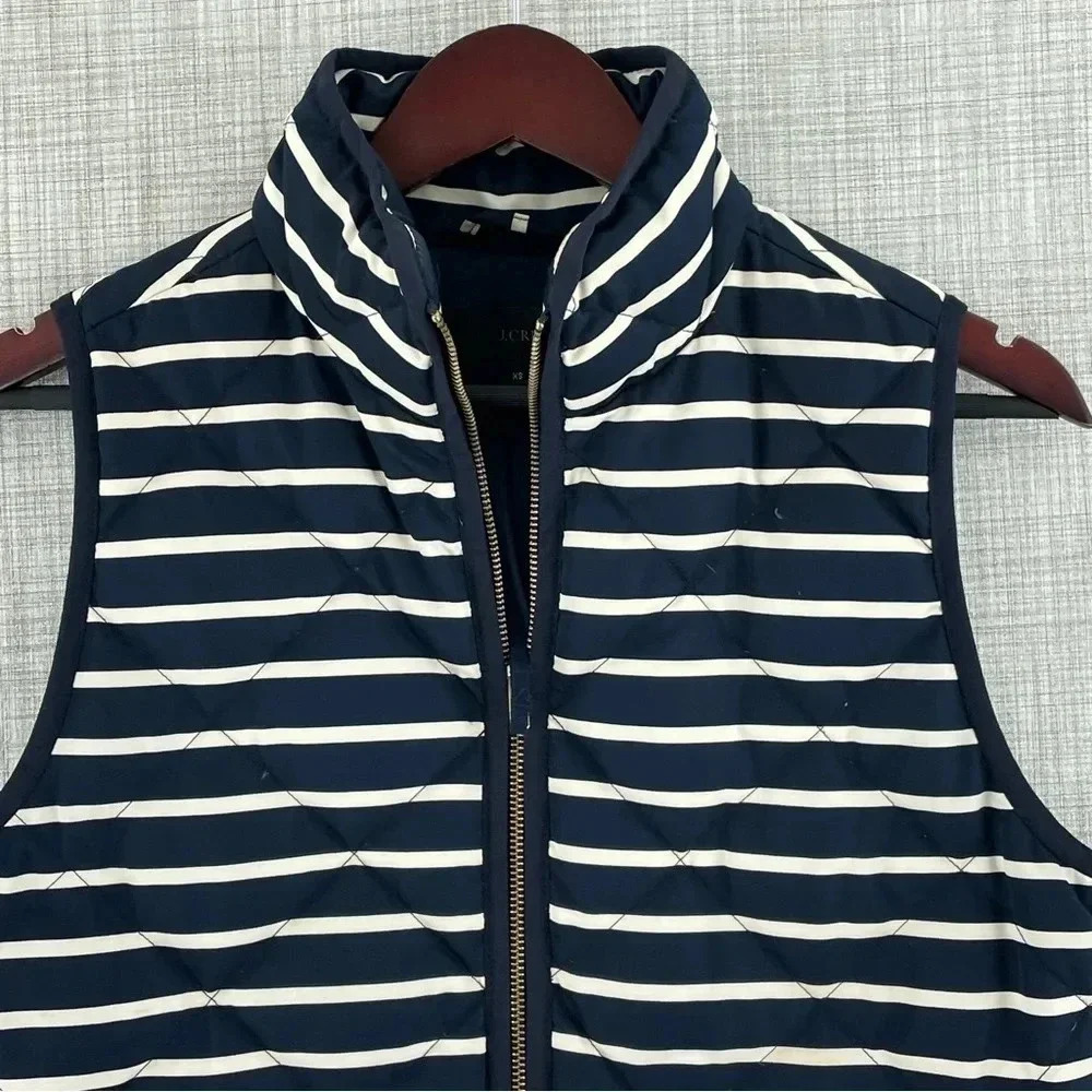 J. Crew Womens Size XS full zip down filled puffer vest 1240 - Picture 4 of 8